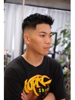 アップセット(UP SET)&nbsp;スキンフェード、フェードカット、茨木市、サッカー選手は明日