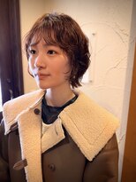 フランジェッタヘアー(Frangetta hair)&nbsp;小顔♪ニュアンスパーマ　担当川合