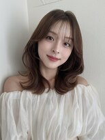 コート 青山(Cote)&nbsp;20代30代40代50代王道ワンカールひし形レイヤーブラウンカラー