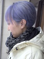 ブレイズヘアー(BLAZEhair) 【透明感バツグン】ブルーシルバー×ブリーチ3回