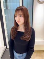 パーヴミックスガラ(Parve Mix GALA) ロングレイヤーにベージュカラーで大人スタイル♪