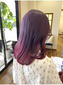 パープル×レッド