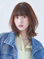 La fith hair link 瓢箪山店【ラフィス ヘアー リンク】【8月29日OPEN（予定）】&nbsp;【La fith】ブリーチなしダブルカラー×切りっぱなしボブ