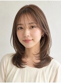 20代30代/大人かわいい/くびれレイヤー/髪質改善/トリートメント