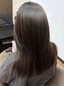 《美しい髪色長持ち》カット+艶カラー（白髪染め可）＋トリートメント 9.000