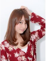 パティオンツー(PATIONN2)&nbsp;流しバング・Aラインミディアム・キャメルブラウン♪