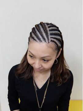 エクステ専門店ミキ 横浜店(MIKI) コーンロウヘア