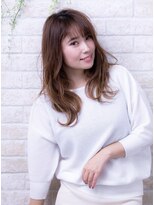 ヘアーアートシフォン 川口東口店(hair art chiffon)&nbsp;アッシュブラウン,ブランジュの外ハネボブ伸ばしかけネオウルフ