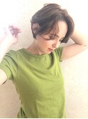LuTa☆吉祥寺耳かけショート×フォギーベージュ