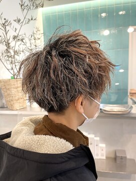 ロミーオム 本厚木(ROMMY. Homme) 決めツイストパーマ