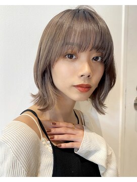 ヴェイン 渋谷(vain) グレージュ/20代30代/くびれミディ/ミルクティーベージュ