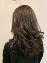 ヘアブランコブランコ 横浜(hair blanco_blanco) 似合わせカット/くびれヘア/デザインカラー/艶ボルドー[横浜駅]