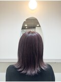 【 YUCCA 】大人可愛い20代30代40代外ハネ/ピンクブラウン