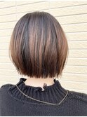 切りっぱなしボブ