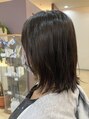 マイスタイル 大井町店(My jStyle by Yamano)&nbsp;ストレートアイロンでトップを軽く巻いてます