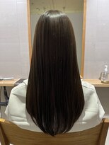 ココペリヘアー 高濃度水素トリートメントミネコラ×ロング×グレージュ