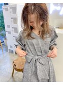 【kiji】顔周りハイライト×ロングヘア #久屋大通#丸の内