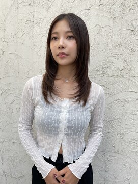 ロンド ストラーダ 心斎橋(Lond strada) マチルダボブ×ピンクベージュ×美髪［髪質改善/縮毛矯正］