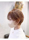 ショート/大人ショート/ベージュ