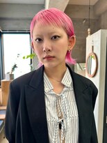 テトヘアー(teto hair) シャギーピンク