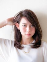 ラゴム 池袋(LAGOM)&nbsp;切りっぱなしボブ/美髪/ピンクブラウン[池袋/髪質改善]