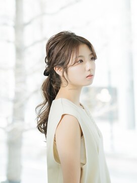 ラッドヘアー(LAD HAIR) 【LADHAIR】ポニーテールアレンジ〈ヘアセット/韓国〉