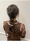 編みおろしアレンジ