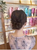 結婚式ヘアセット