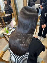 アンフィシュピトロワ(AnFye spi tlow) ジュエリーシステム縮毛矯正でツヤツヤの艶髪に変身♪