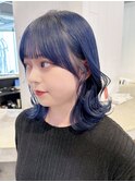 ミディアムおくれ毛くびれヘアくびれミディ_ba537311