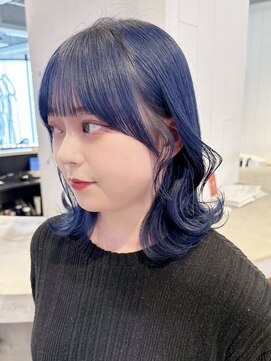 アルバム 池袋(ALBUM) ミディアムおくれ毛くびれヘアくびれミディ_ba537311