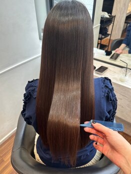 ビューティービースト 熊本下通り店(beauty:beast)の写真/話題の次世代【髪質改善トリートメント】ハイダメージも補修し、髪の芯から毛先まで潤い溢れる艶美髪に！