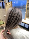 【バレイヤージュ/熊谷哲】シャドウルーツ/ケアブリーチ/ロング
