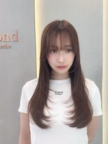 ロンド ブランシュ 錦糸町北口(Lond blanche)&nbsp;オリーブグレー/韓国レイヤーカット/マロンベージュ/黒髪/小顔