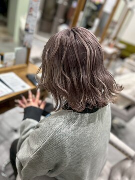 ヘアーワークス ボナ(HAIR WORKS bona.) ウェーブボブ
