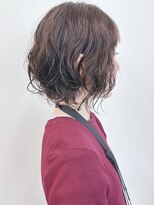 モリオ(morio)&nbsp;＊ニュアンスパーマ大人ボブパーマゆるふわパーマボブウェーブ
