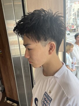 アヴァンス 難波店(AVANCE.) 【松元担当】カジュアルショート×ピンパーマでソフトツイスト