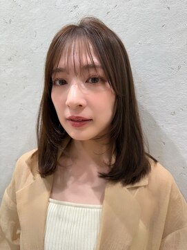 ロンドプランタン 恵比寿(Lond Printemps) 大人ガーリー/似合わせカット/ミディアムレイヤーカット