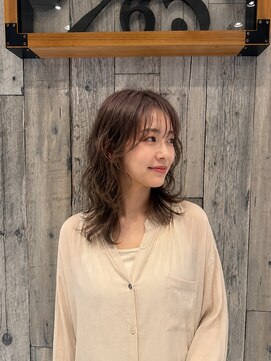 アース 熊本光の森店(HAIR&MAKE EARTH) ラフに決まるミディアムパーマ☆