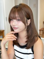 グレイン キャンバス 川崎(grain canvas.) 顔まわりレイヤー/フレンチバング/韓国