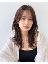 フィールヘアー 樟葉店(Feel hair)&nbsp;抜け感のある小顔映えセミロングカット×髪質改善トリートメント