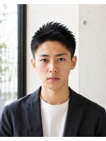 MEN's Baguz MEN'Sカット/ MEN'Sパーマ/ MEN'Sカラー 清潔感と爽やかさを両立する大人のビジネスショート束感ヘア
