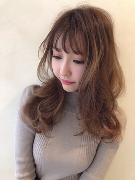 ヘアーデザイン リマ(Hair Design Lima) 『Lima』ひし形レイヤーミディ ニュアンスパーマ