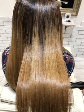 リステート(R-est-aer-T) バレイヤージュ&髪質改善トリートメント