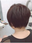 【hairsalon yu】　ショートグラデーションボブ
