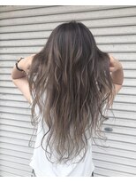 ラピッツヘアデザイン(la Pitt's hair design) アッシュグレー×ロングヘア