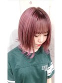 【MIRAC町田店河原崎】ピンクベージュグラデーション