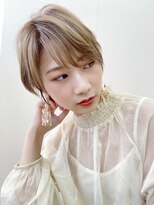 ケーツー心斎橋 クイーンズガーデン バイ ケーツー(K two QUEEN'S GARDEN by K two)&nbsp;耳かけマッシュショート1/心斎橋&難波&なんば