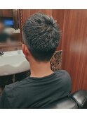 ツーブロックショート