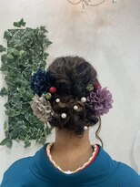 ベリーヘアデザイン&nbsp;成人式♪ゆるふわアップ♪